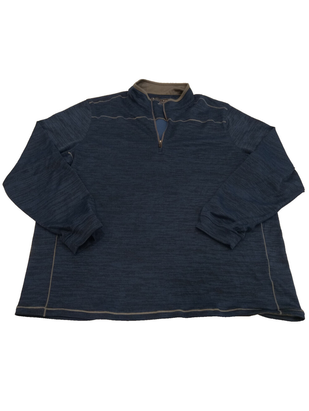 Pebble Beach Pullover Mens XXL Blue Dry Luxe 1/4 Zip Performance Golf Shirt 2XL